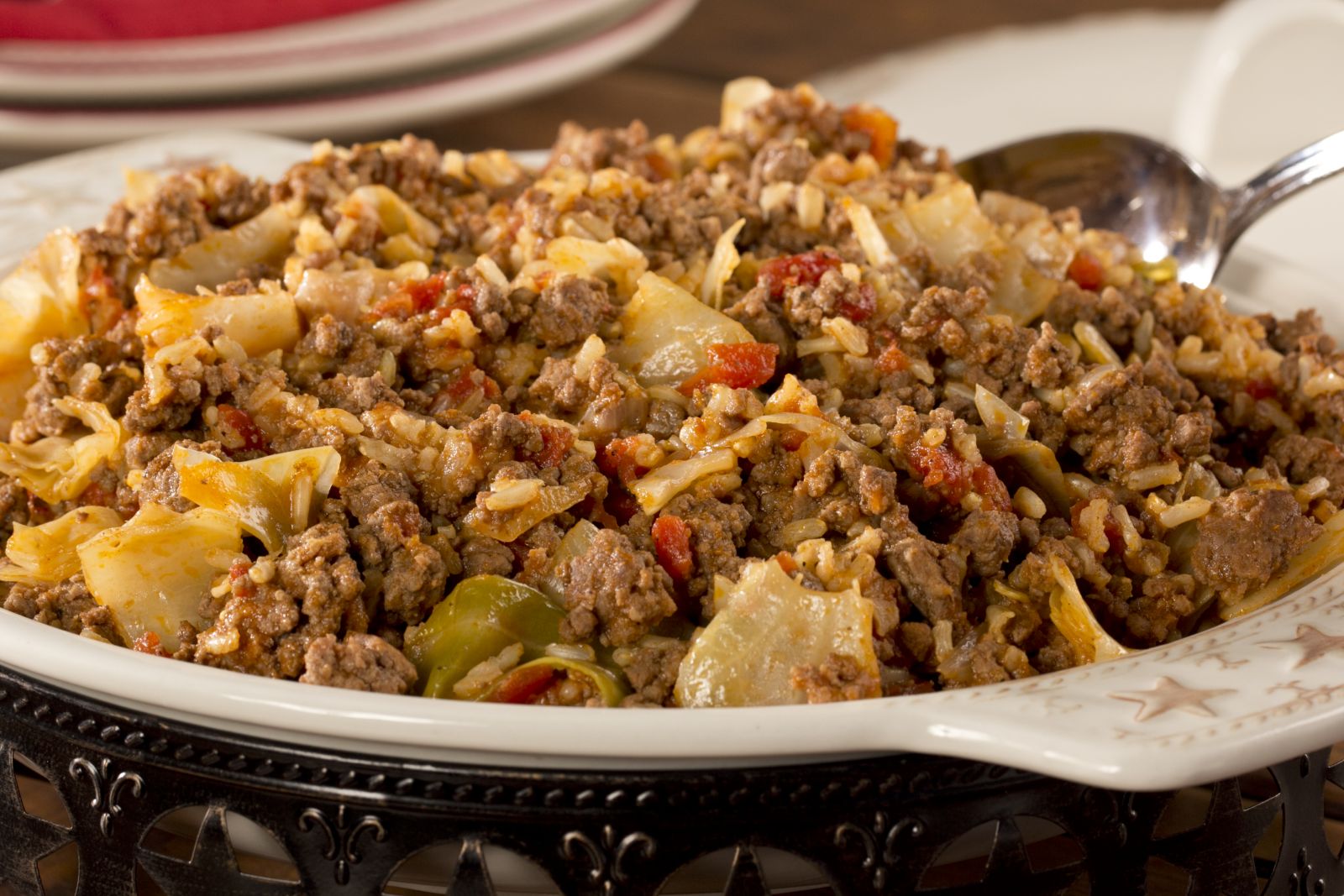 Diabetic Dinner Made With Ground Beef Recipe : Cowboy Casserole